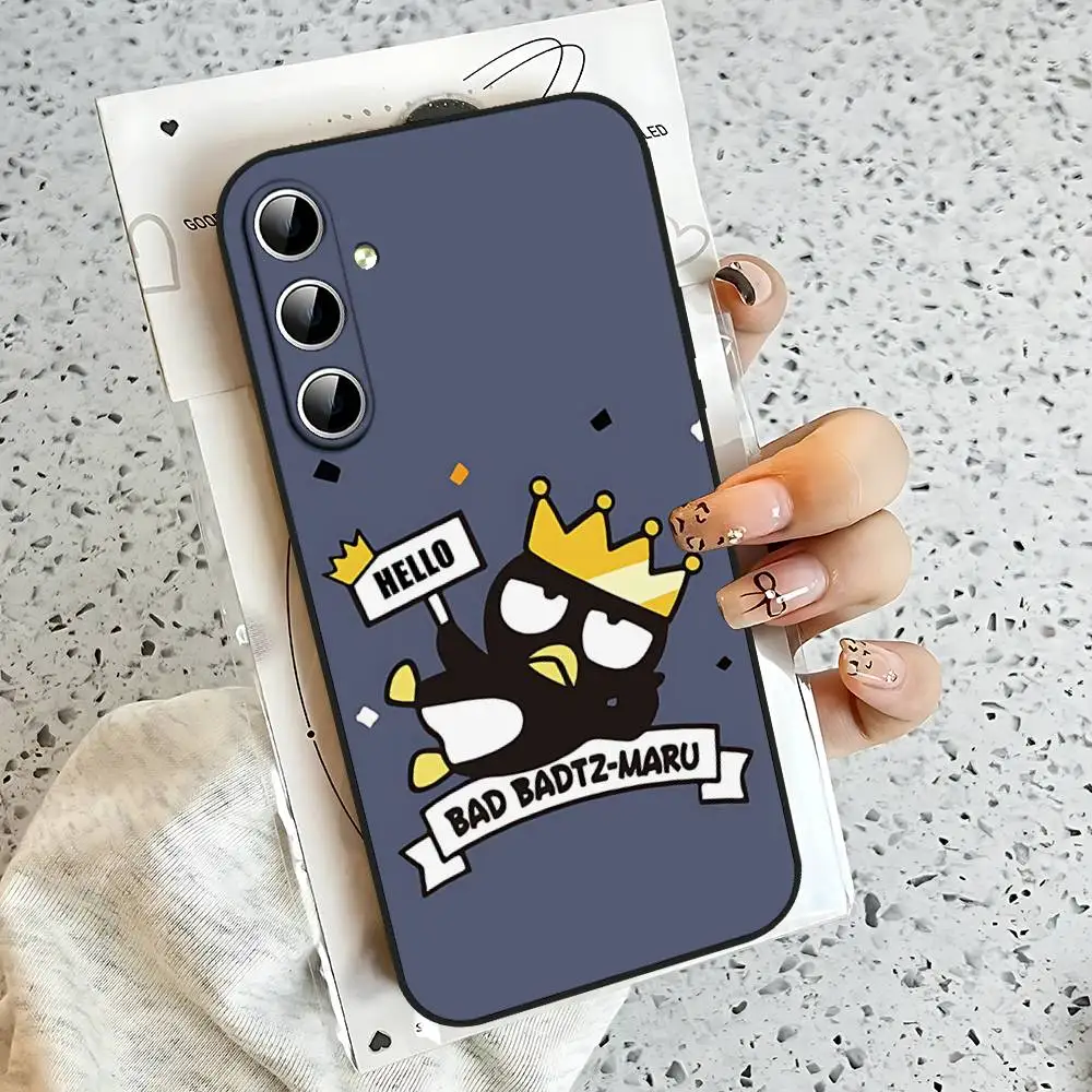 

Cute B-Badtz-Marus Phone Case For Samsung S24, S25 22,30,Note20,Ultra,Lite,Ultra5G,Plus,FE Black Cover