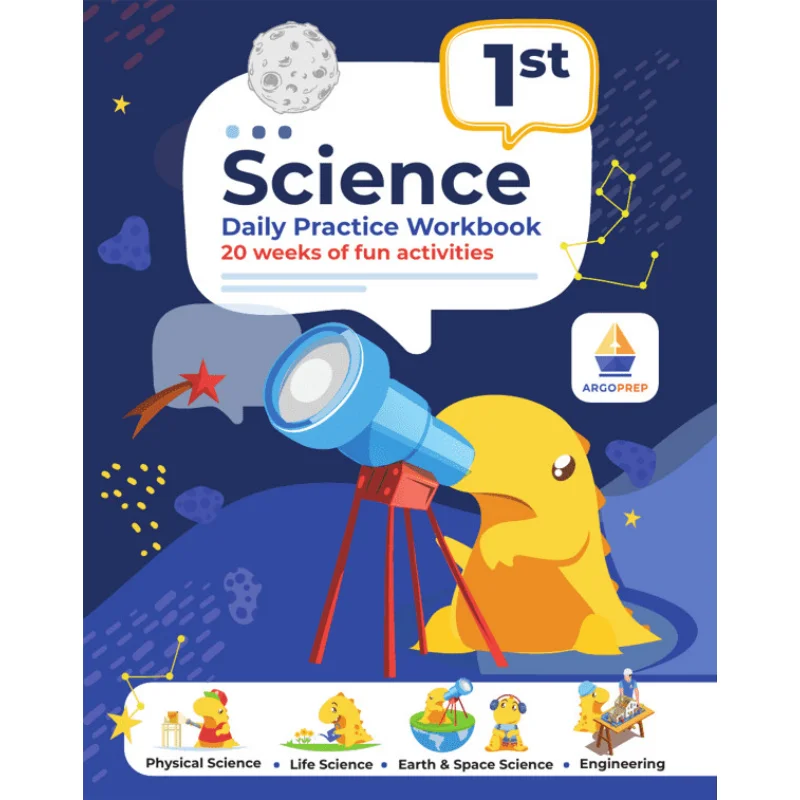 

Рабочая тетрадь для ежедневной практики первого класса, 20 недели веселых занятий. Физическая жизнь. Наука Земля и космос. Инженерное видео.