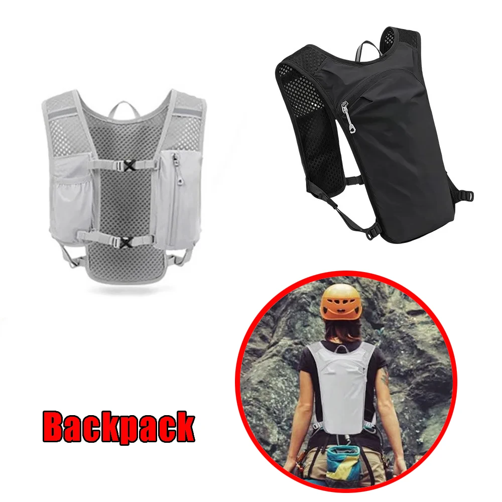 

Рюкзак для велоспорта и бега с гидратором, дышащий спортивный жилет-рюкзак для трейлраннинга и марафона с питьевой системой, снаряжение для активного отдыха, велоспорта и кемпинга