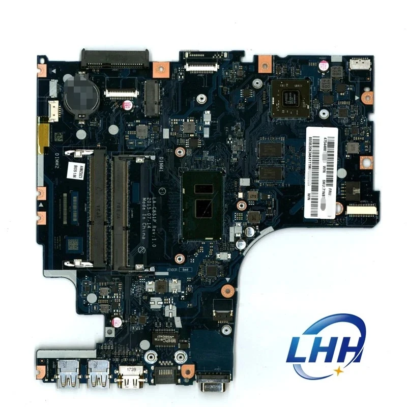 Motherboard 500-15ISK 500-14ISK LA-C851P Mainboard  for Lenovo  Laptop  I5-6200U  I7-6500 CPU R7 M360 2G GPU  Tested Ok