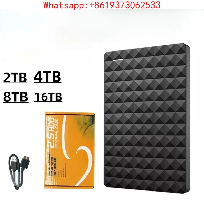 

Внешний портативный жесткий диск USB 3.0 для расширения памяти, 2 ТБ, 4 ТБ, 8 ТБ, 16 ТБ
