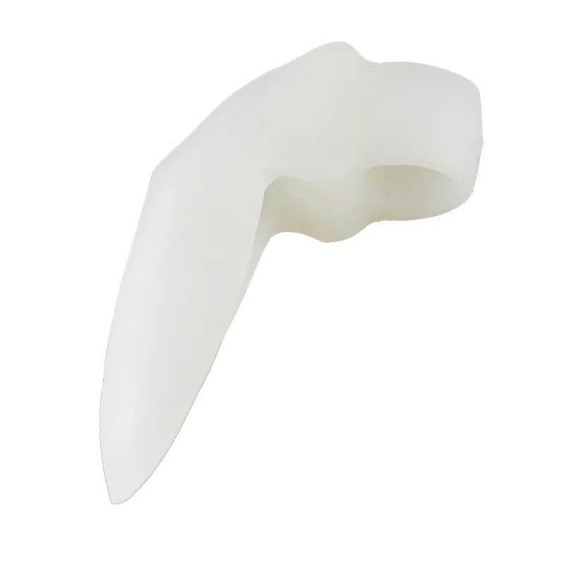 Toe Pad Hallux Valgus Orthesen Doppel Loch Silikon Toe Separator Überlappenden Toe Corrector Einsätze Orthopädische Einlegesohle Großhandel