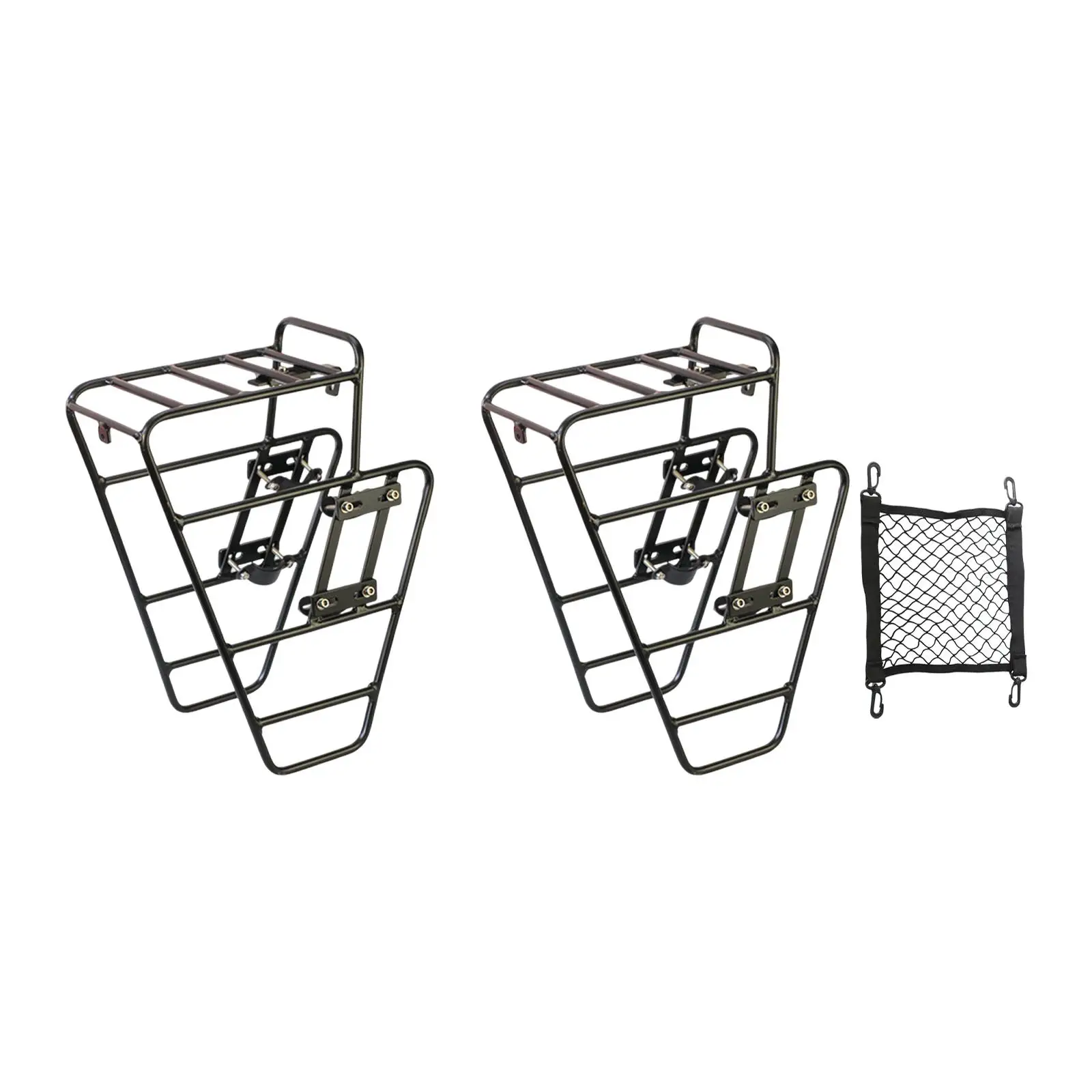 

Bike Front Cargo Rack Aluminum Front Pannier Rack for Touring Mountain Bikes
