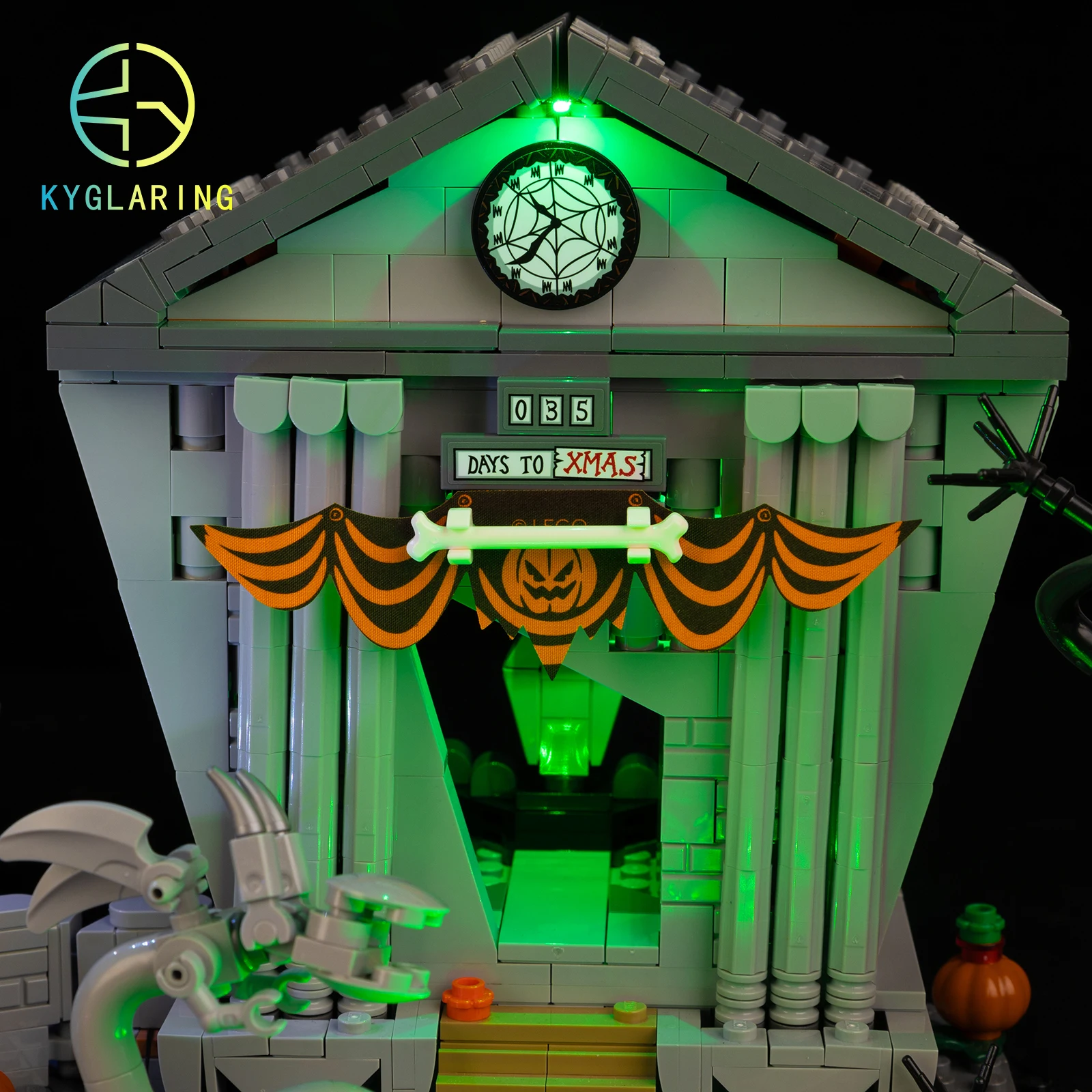 Kyglaring Led Lighting Set for Lego Tim Burton's The Nightmare Before Christmas 21351 Building Blocks