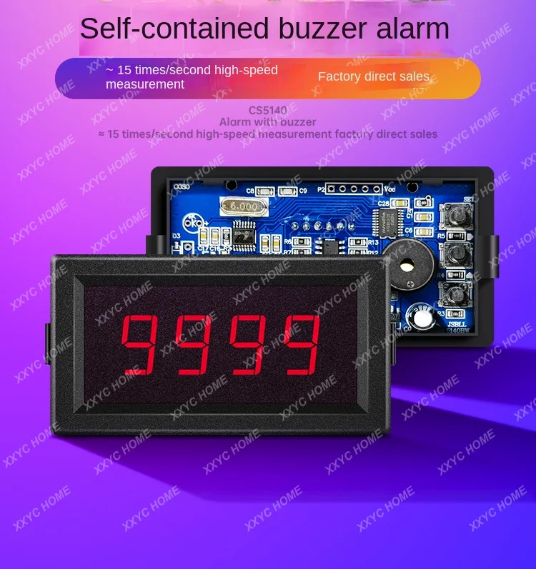 

High precision DC ammeter AC voltage meter head digital display with buzzer upper and lower limit alarm output