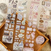 1pcs/1lot Decorative Adhesive Tapes  Old Century Story Junk Journal DIY Paper Japanese Masking Scrapbooking Stickers