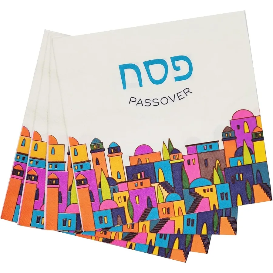 

Настольные пончики The Dreidel Company Passover, многоцветный набор для украшения стола Seder, бумажные товары для вечеринок — упаковка из 48 шт.
