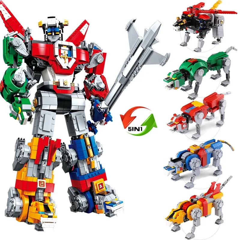 2334Pcs Voltron Defender of The Universe Model Building Block Bricks Toys Compatible 21311 Children Birthday Christmas Kids Gift