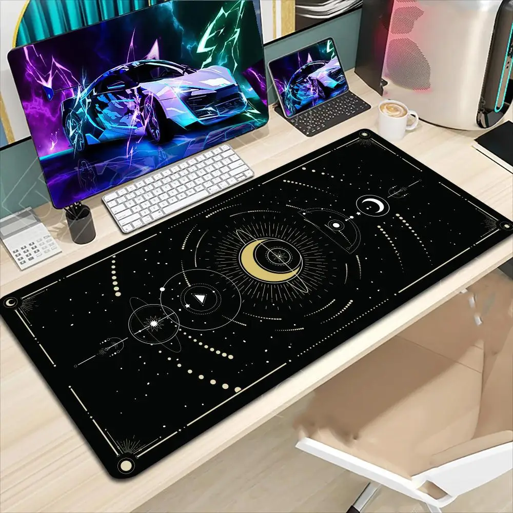 

Коврик для мыши, большой коврик для компьютерного офиса, игровые настольные коврики, резиновые противоскользящие коврики для игровой клавиатуры, длинные настольные коврики 580