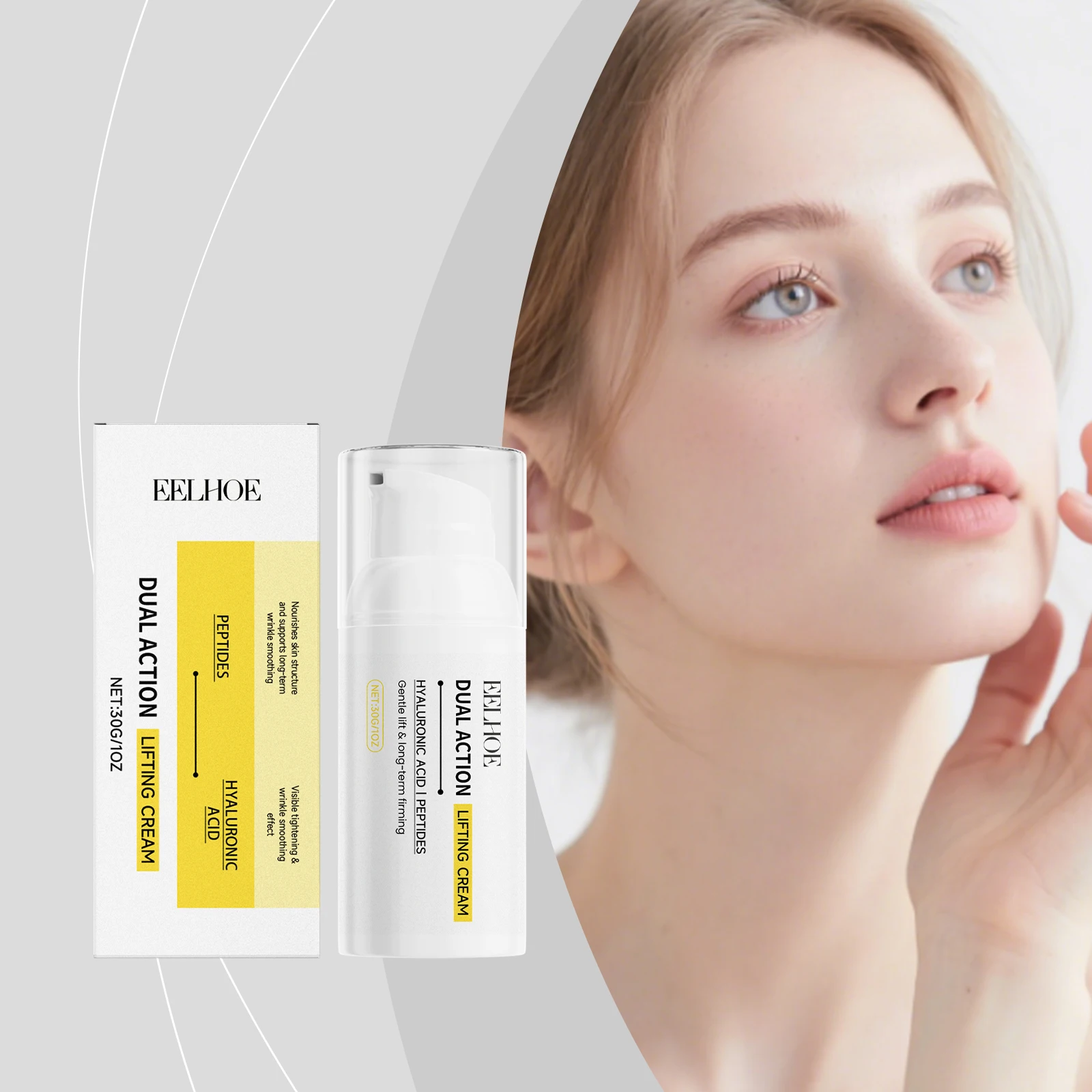 

Lightweight Non-Sticky Cream – Sheer hydration, silky easy-spread daily lotion