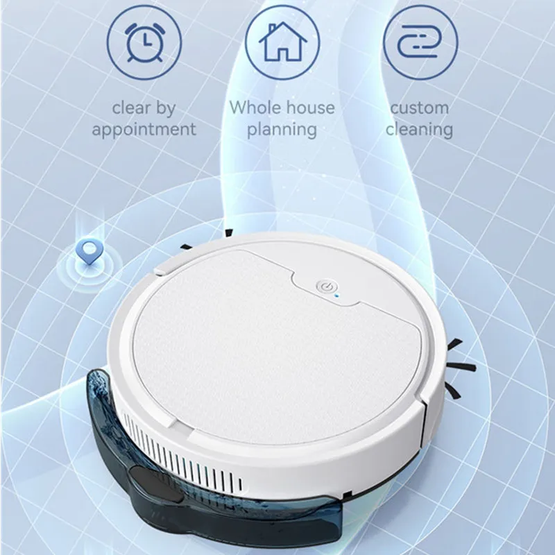 Lazy APP Remote Control Smart Sweeping Robot 3 In 1 Automatic Anti-drop Super Quiet Vacuumer Household Cleaning Sweeper