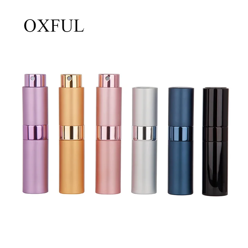 Flcopropriété de parfum en aluminium, spray cosmétique, atomiseur, portable, vide, voyage, sous-bouteille, revêtement en verre, 5ml, 8ml, 20ml