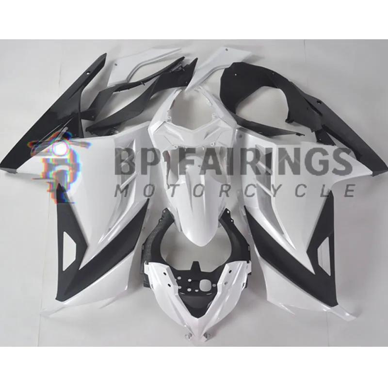 New ABS Injection Molding Fairings Kits Fit For Ninja300 EX300 ZX-3R ZX3R 2013 2014 2015 2016 2017 Bodywork Set White