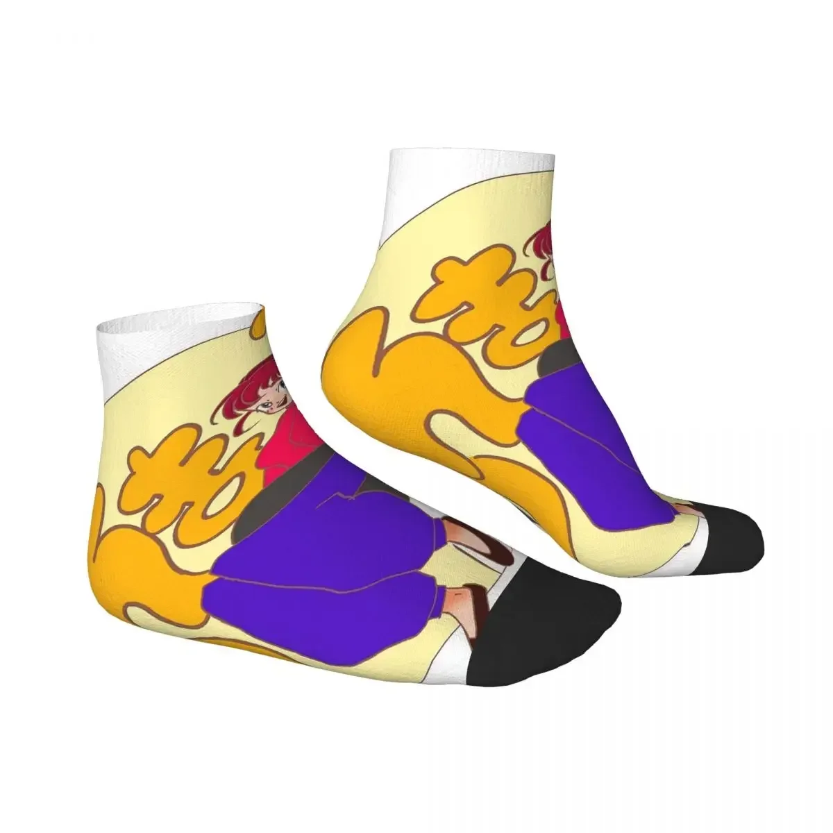 Ranma 1/2 Saotome Pig Girls Socks Harajuku Sweat Absorbing Stockings All Season Socks Accessories for Man's Woman's Gifts