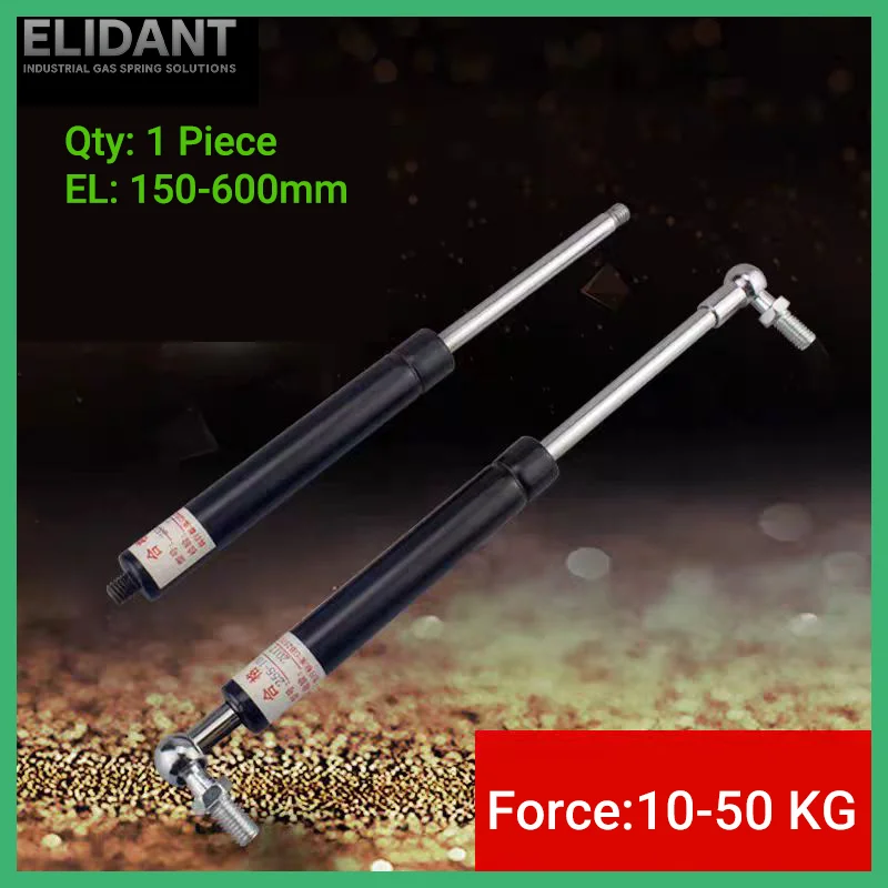 

1PC 100-500N 150-600mm Universal Gas Strut Lift Support Gas Spring with Metal Ball Joints for Hood Trunk Agricultural Vehicle