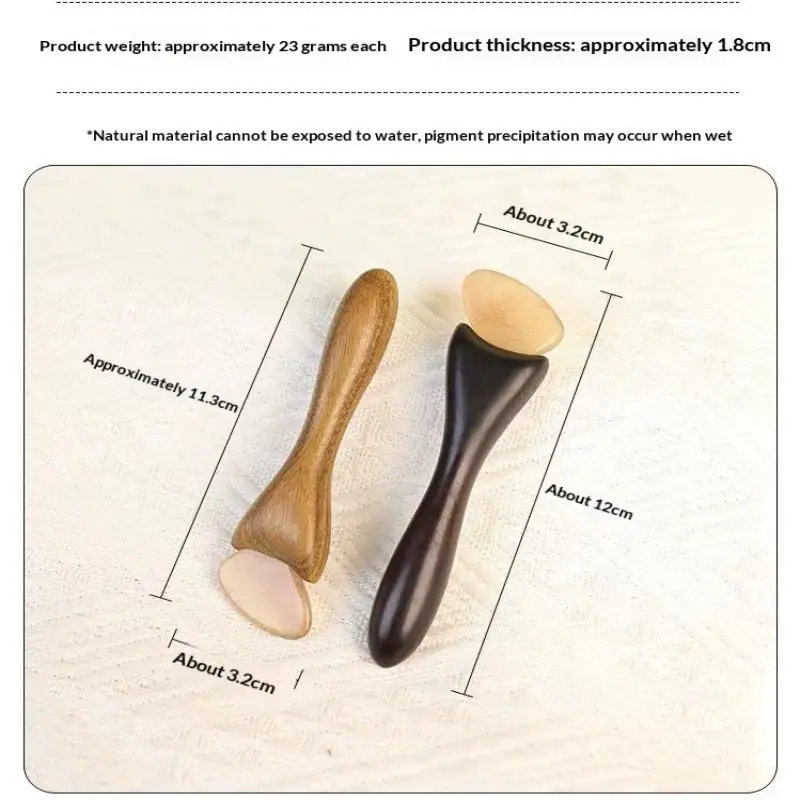 1/2PCS Face Lifting Massager Sandalwood Rollers Reduce Puffiness Tighten Skin Facial Massage for Home Spa