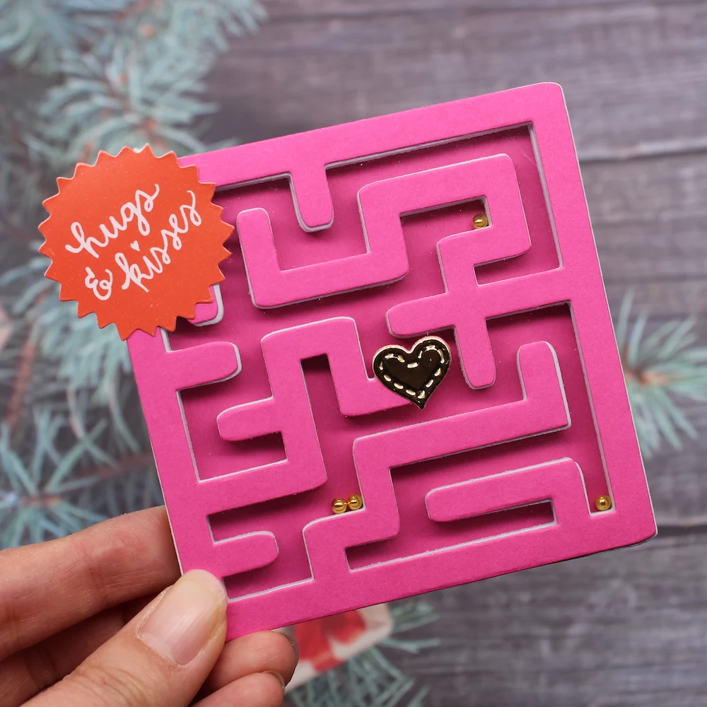KSCRAFT Ball Maze Shaker Metal Cutting Dies Stencils for DIY Scrapbooking Decorative Embossing DIY Paper Cards image 4