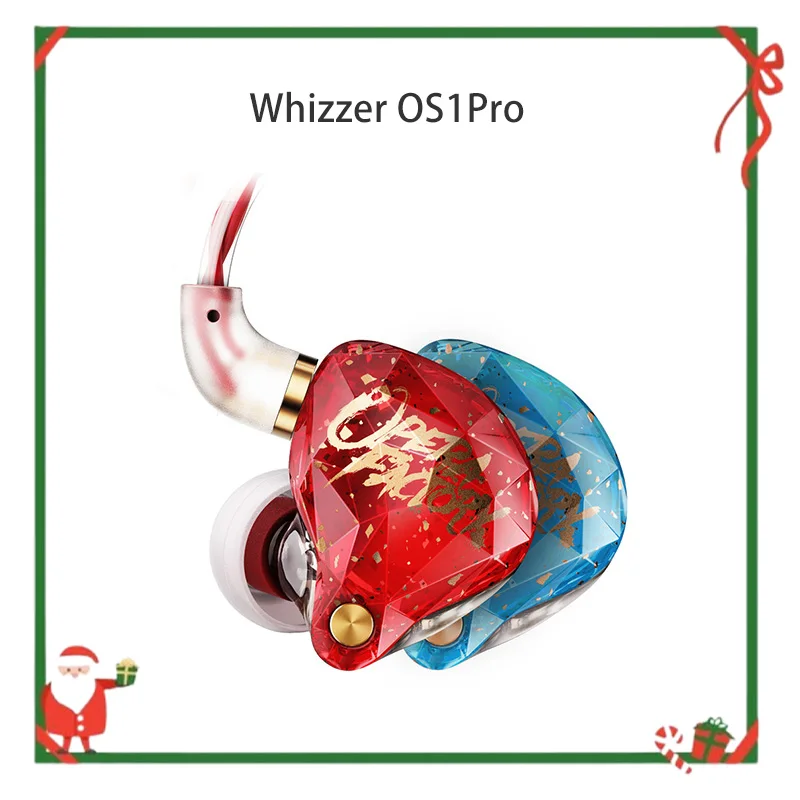 

Наушники Whizzer OS1Pro Graphene HIFI с проводным подключением, шумоподавлением и усиленными басами для телефона и игр