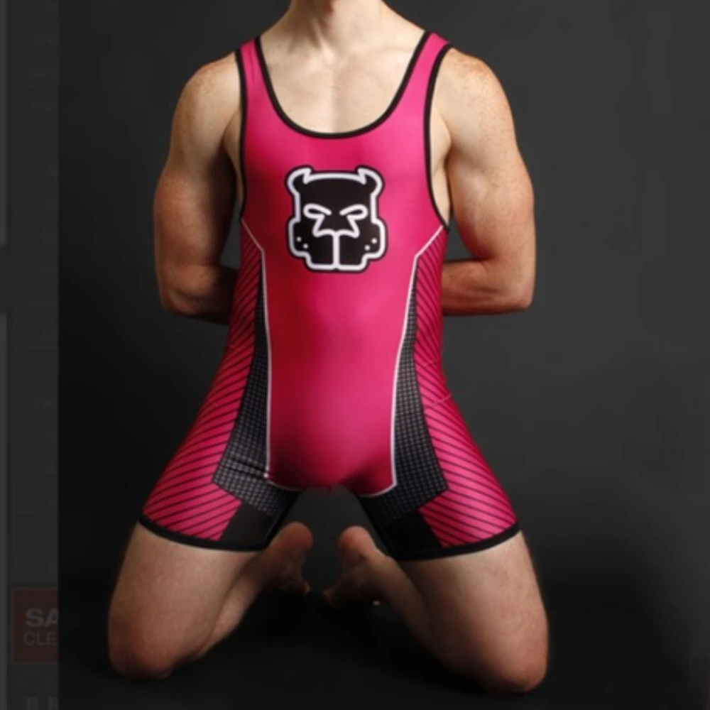 

USA Poshmark Cellblock 13 Mens Wrestling Zipper Singlets One-Piece Powerlifting Sleeveless Gym Sport Fitness Clothing