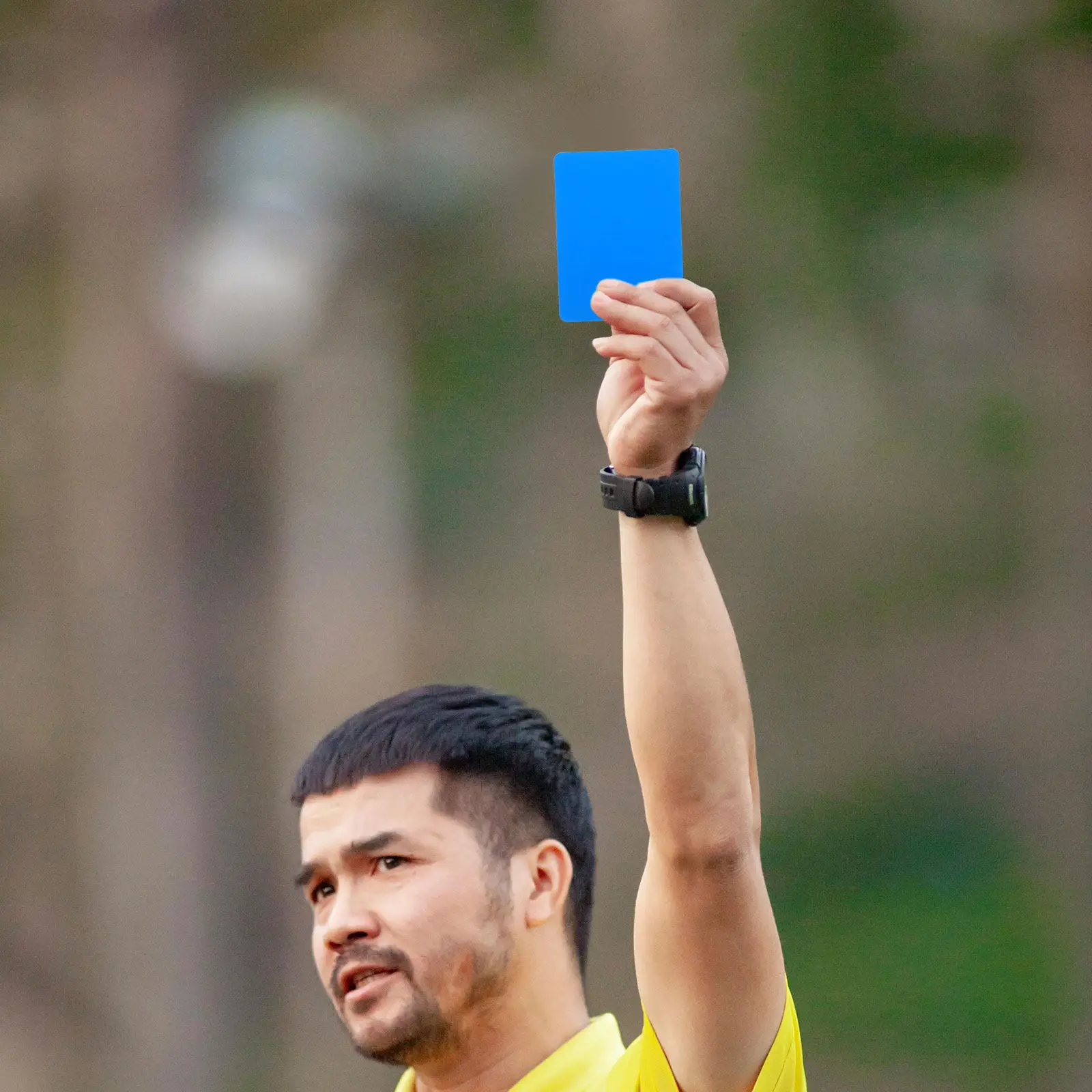 

6Pcs Official Referee Cards Set Professional Soccer Football Red Yellow Blue Warning Ejection Cards Sports Equipment