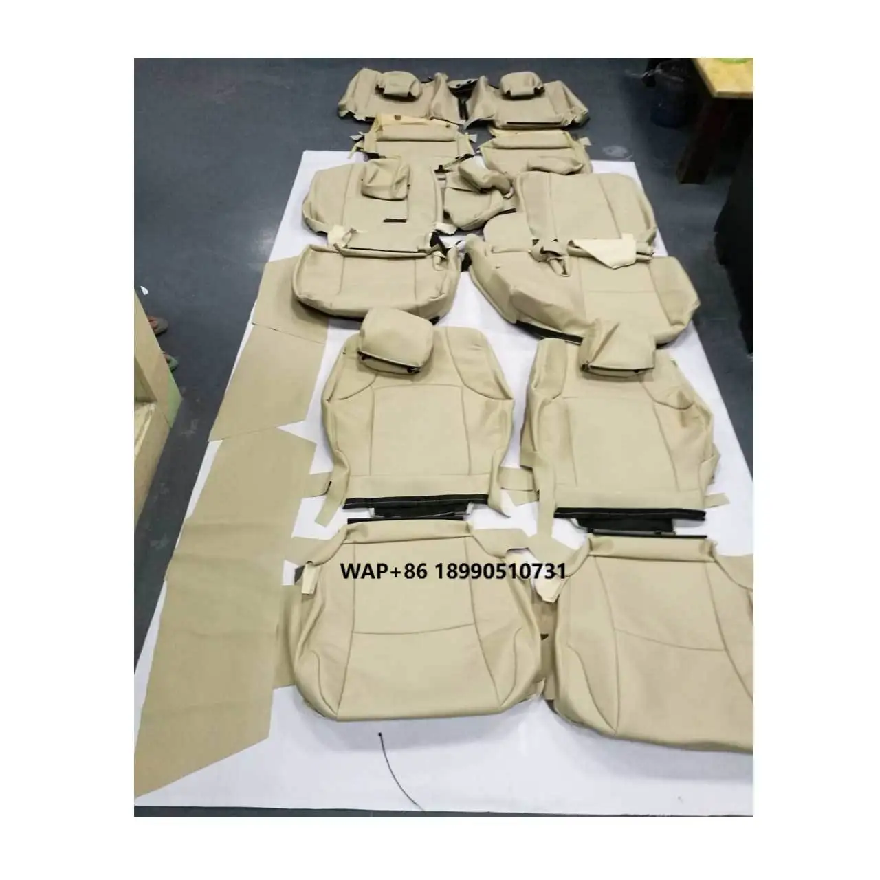 

Full Set Leather Car Seat Covers for Land Cruiser Prado LC150 LC120 at VX GX V6 PRADO 120 PRADO 150