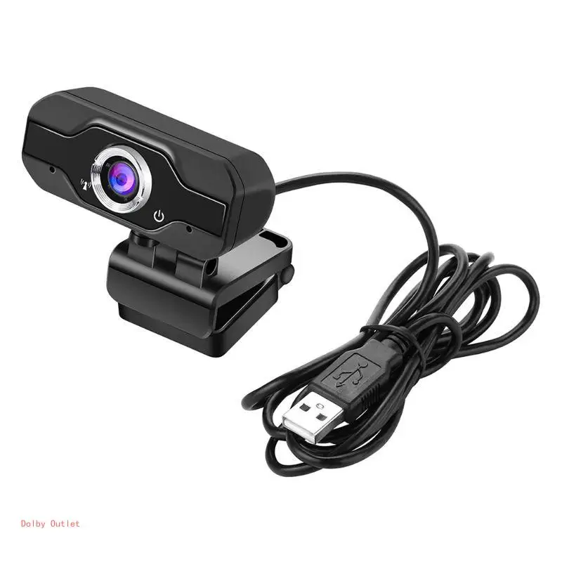 L68 720P High USB Camera Freely Rotary Webcam for Desktop Laptops PC with Mic for Video Meeting Online Courses