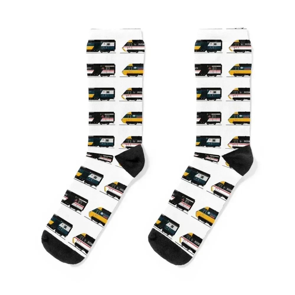 

intercity 125 Socks retro custom sports happy hockey Socks Male Women's
