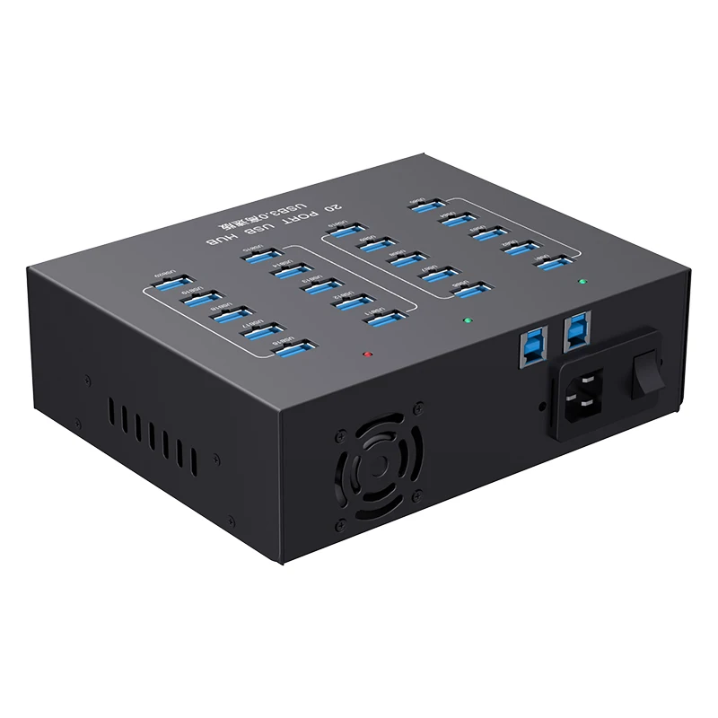 Sipolar A-213P 20 PORTS USB 3.0 HUB USB charger with  Power supply for mobile phone refurbish charging and recycle