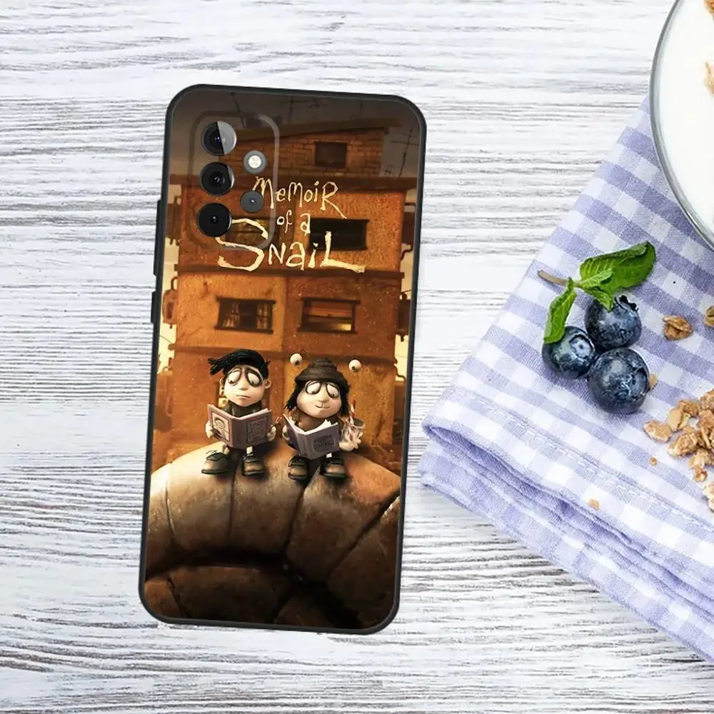 حافظة لهاتف سامسونج جالاكسي A13، A21s، A22، A31، A32، A52، A53، A71، A80، A91 غطاء هاتف أسود ناعم