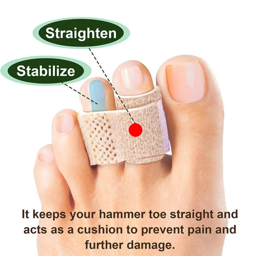 Toe Straightener High Elasticity Support Equipment Toe Straightener Belt Straightener Toe Splint Wraps Foot Stretcher