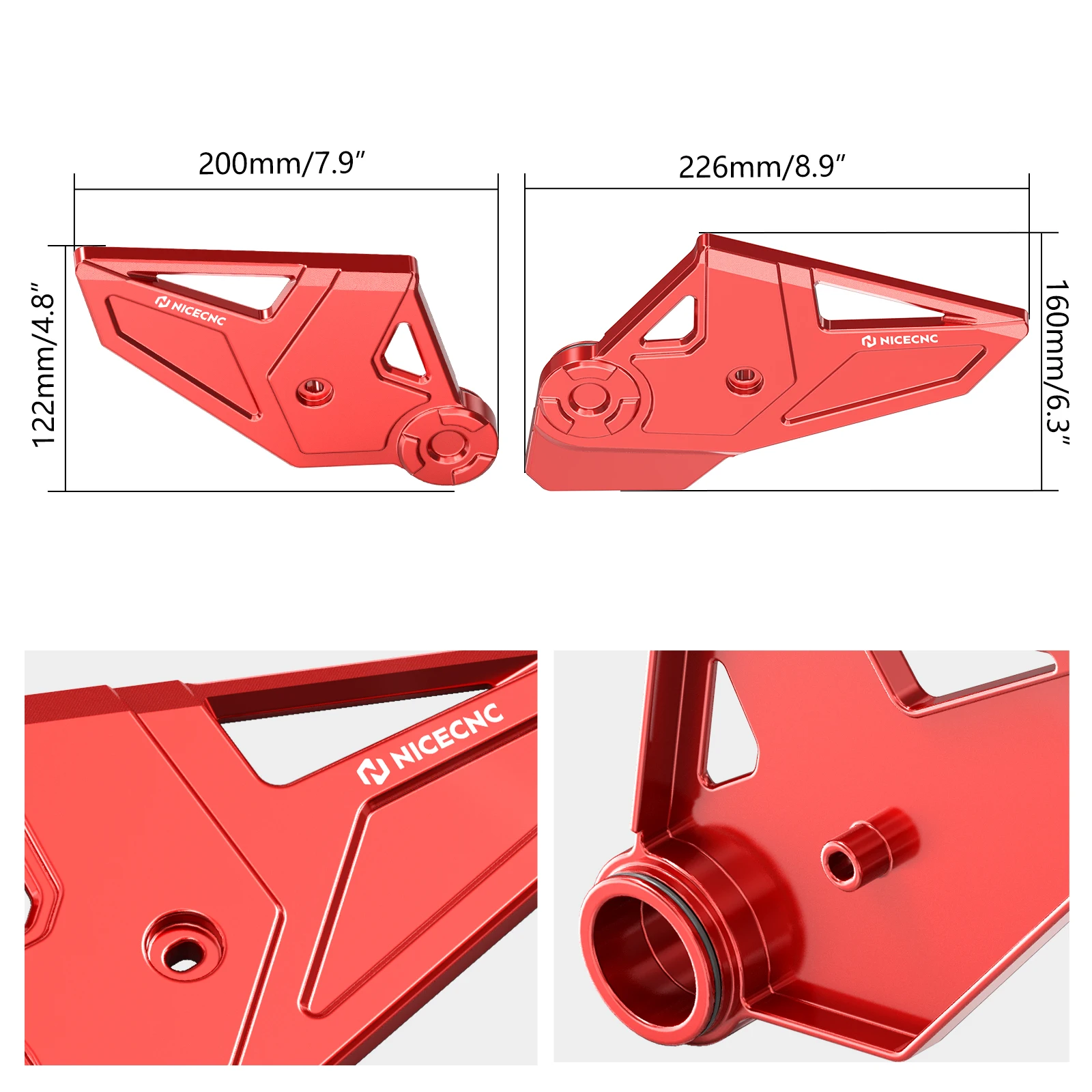 Motorrad-Rahmenschutz, Rahmenabdeckungen für Honda CRF1100L Africa Twin DCT 20-26, Africa Twin CRF1100L / Adventure Sports. – Detail 10