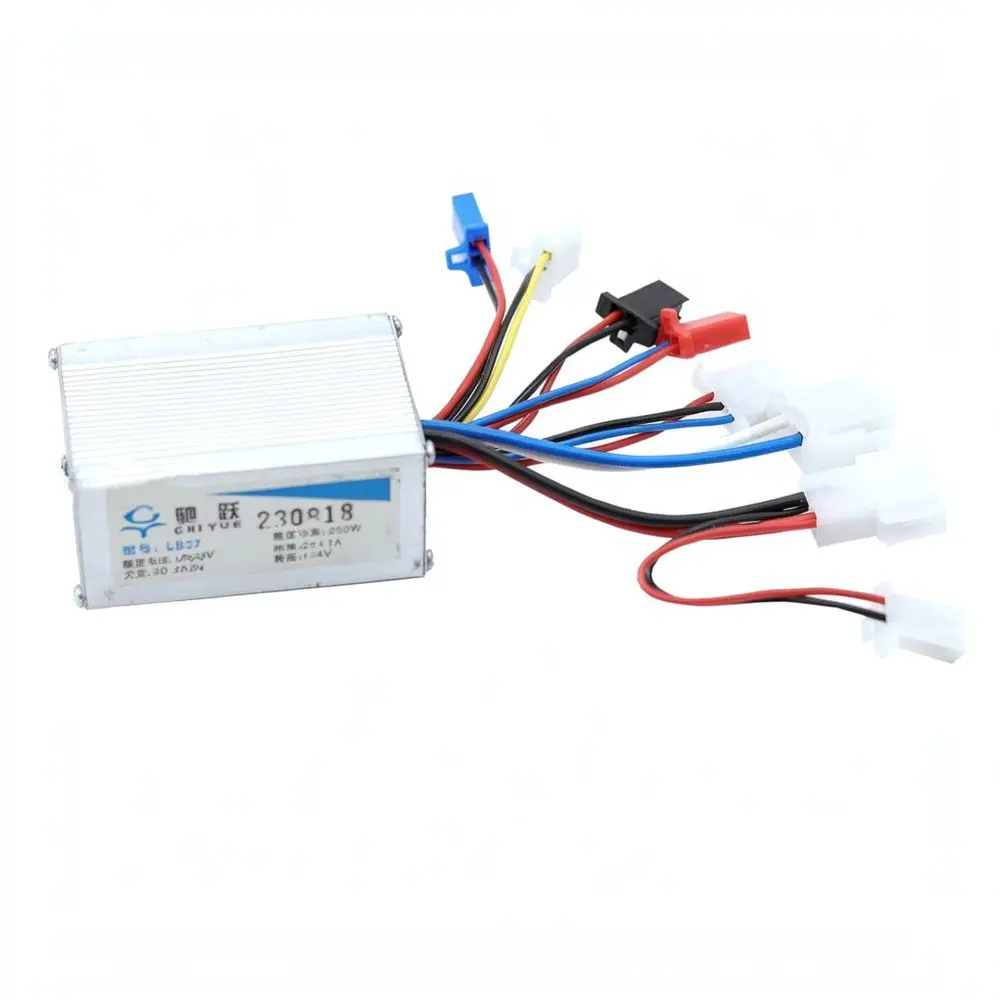 24V 300W Brushed Motor Control Module Throttle Grip Set For Portable Electric Scooter Folding Bike Replacement