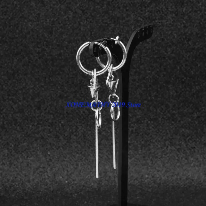 

F42F модные ювелирные изделия, подвески, длинные серьги-капли с кисточками, корейские идолы, серьги из нержавеющей стали, для и