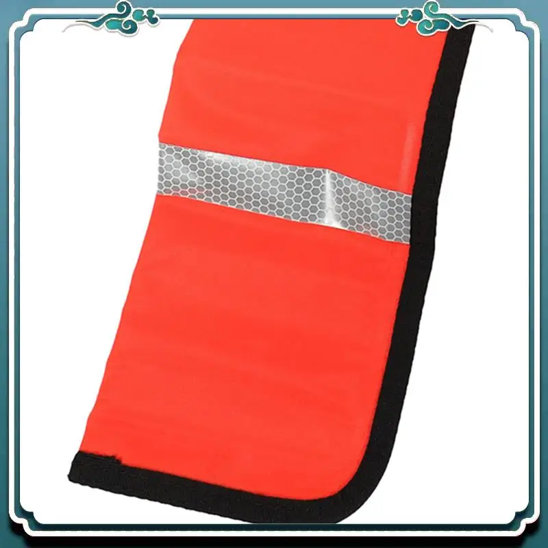 

Reliable 4Pcs 1M Scuba Diving Inflatable SMB Surface Signal Marker Buoy Visibility Float Signal Tube Sausage,Red