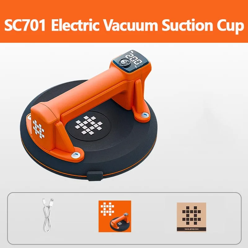 200KGS Tile Electric Suction Cup Shijing P618A Vacuum Suction Cup Tile Glass Lift Tool Electric Vacuum Suction Cup for Ceramic