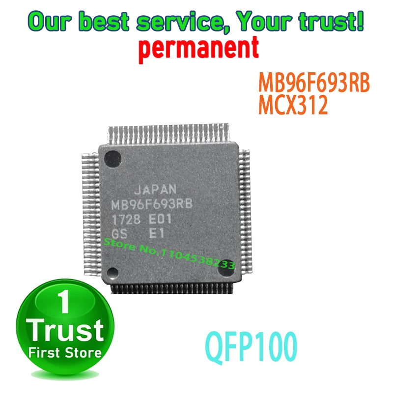 1PCS~5PCS/LOT MB96F693RB MCX312 QFP100 NEW and Original in Stock