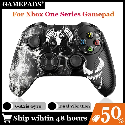 Controlador inalámbrico para Xbox One Series X/S Pc, mando para juegos Wifi con Sensor giroscópico de 6 ejes, Joystick de efecto Hall de vibración Dual