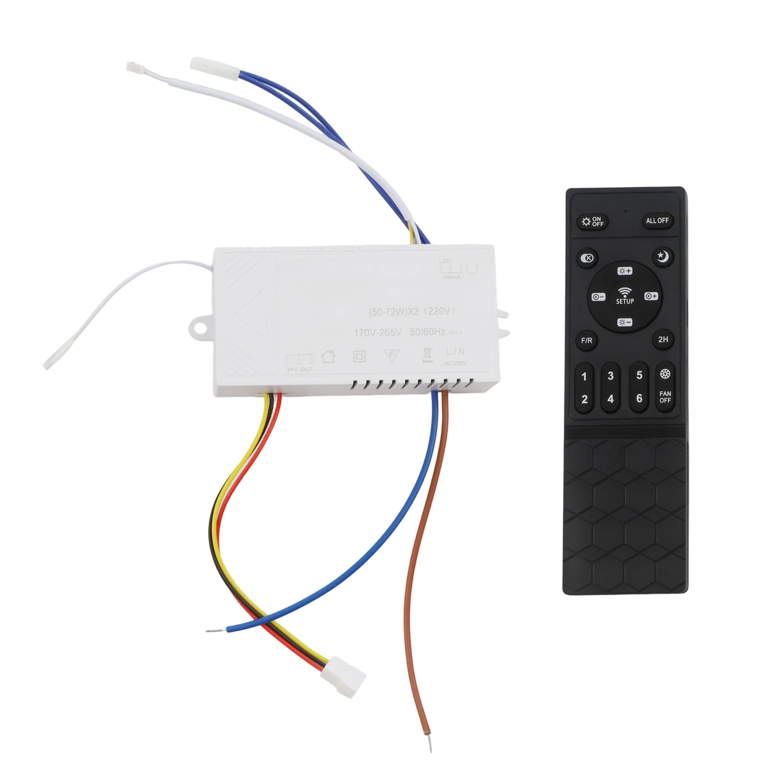 

Light Brightness Adjustment DC Controller Remote Control For Ceiling Light Fan Ceiling Fan Control All Season Usability