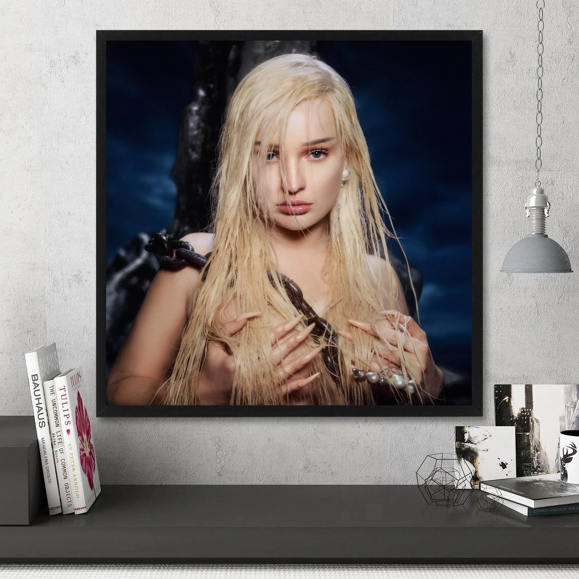 Kim Petras Feed The Beast Music Album Cover Poster Canvas Art Print Home Decor Wall Painting ( No Frame )