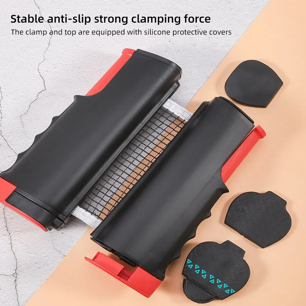 Portable Retractable Ping Pong Net Rack Anywhere Rack Replacement Outdoor Home Sports Table Tennis Net Exercise Accessories