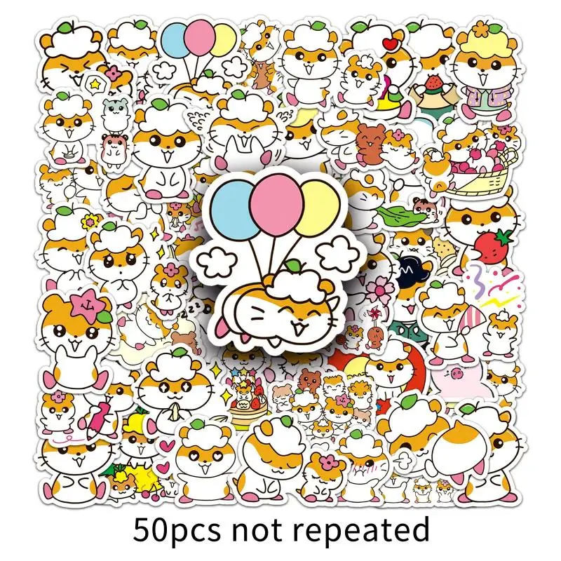 50Pcs Sanrio Corocorokuririn Pvc Stickers Laptop Phone Sticker Diy Luggage Water Cup Waterproof Sticker Cartoon Gift For Girls