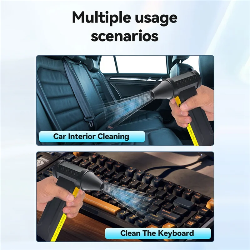 A85I-Electric Air Blower Turbo Jet Fan 160000 RPM Brushless Motor Turbo Violent Fan USB Rechargeable Powerful Air Dust Blower
