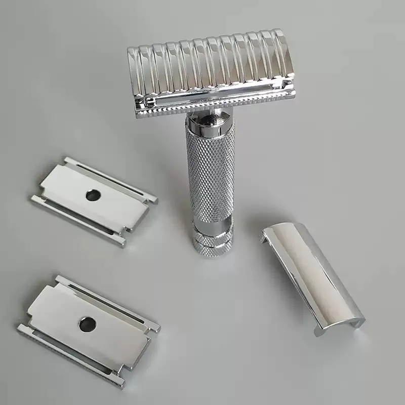 Everbright Store Men's Vintage Safety Razor Tomahawk AX Razor Large Gap Triple Baseplate Shaving