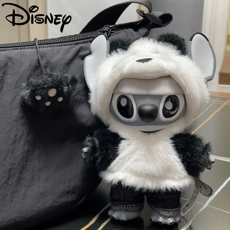 Neue Disney Stitch Gen z Panda Street Series Vinyl Gesicht Plüsch Puppe Spielzeug Anhänger Limited Edition Sammler Blind Box Trendiges Spielzeug