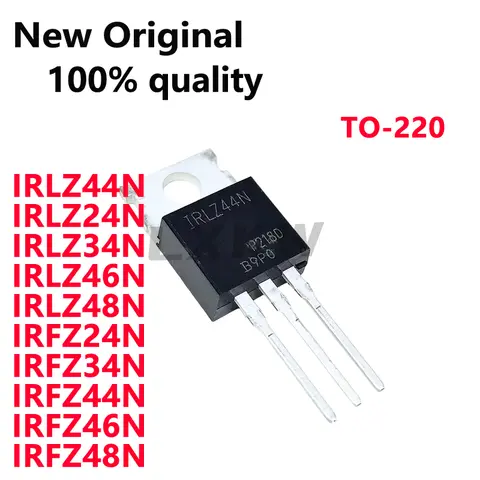 10/Uds nuevo Original IRLZ44N IRFZ34N IRLZ24N IRFZ44N IRLZ34N IRFZ46N IRLZ46N IRFZ48N IRLZ48N IRFZ24N TO-220 en Stock