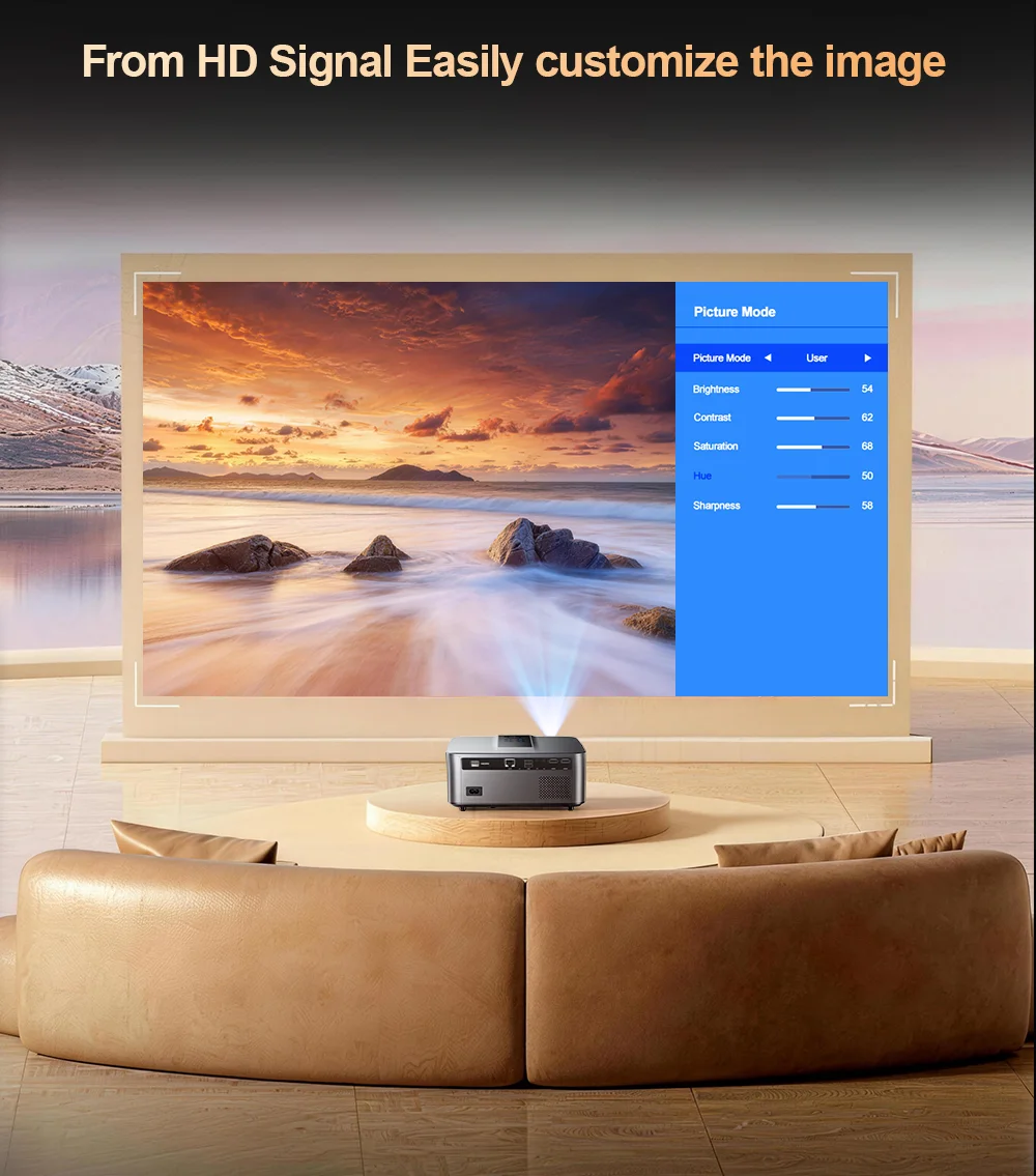 Proyector portátil ThundeaL TD98mini 4K Full HD 1080P con Android y WiFi, 2G 32G, 2300ANSI, TD98W Mini Beam, TV 3D, TD98W Mini, proyector de cine en casa, video, películas, reuniones