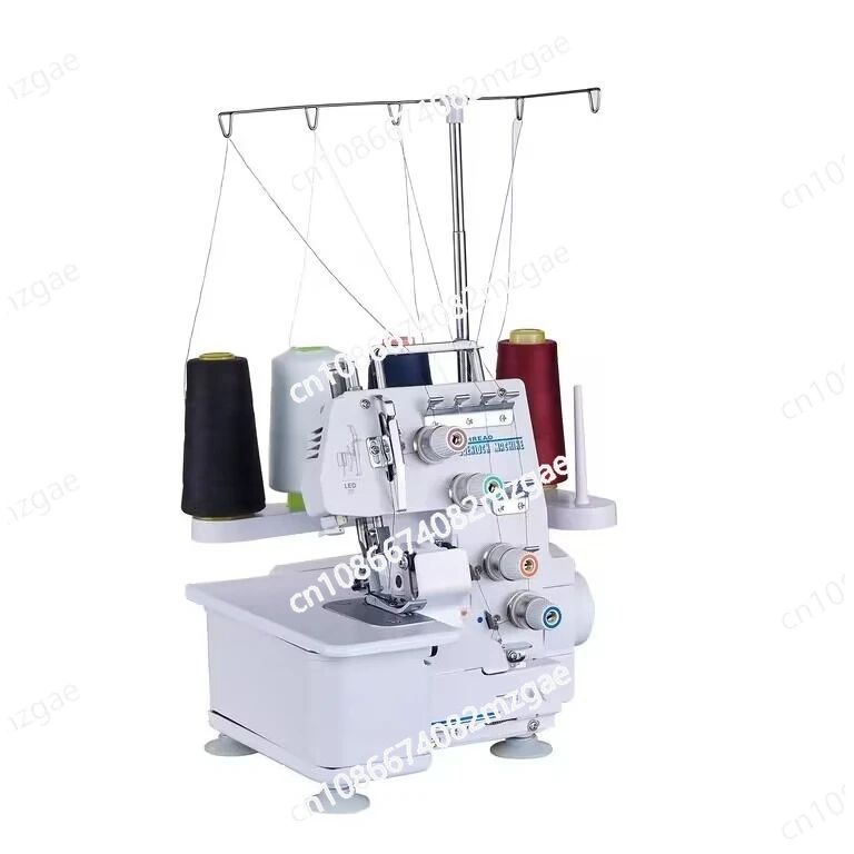 Overlock Sewing Machine, 434 Portable Mini Edge Locking Machine Semi-automatic Motor Driven Medium and Heavy Material Overlock