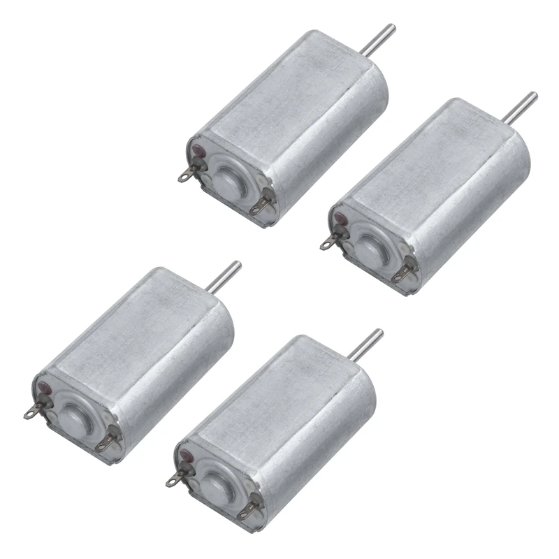 4Pcs DC 9V 30800RPM 2Mm Dia Shaft High Speed Model Airplane DC Motor