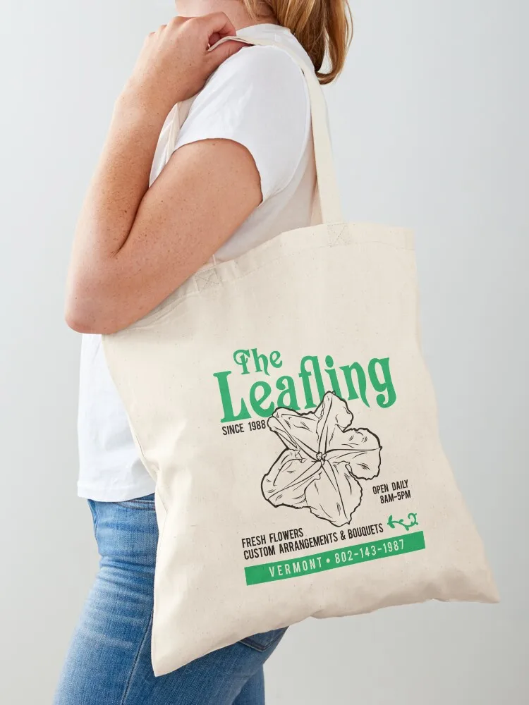 The Leafling Flower Shop Tote Bag Shopper handbag large tote bag foldable reusable bag eco pack