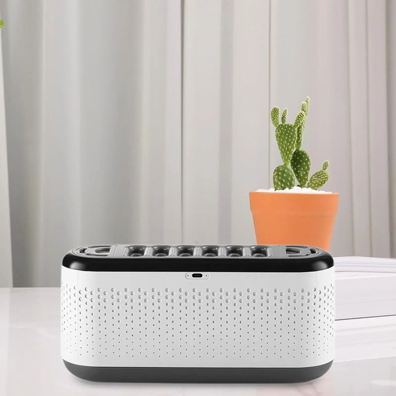 مرطب هواء صغير مع إضاءة ليلية ملونة ، مرطب صامتا لسطح المكتب ، غرفة نوم ، غرفة معيشة ، منزل ، مكتب ، ديكور منزلي ،